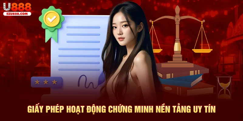 Giấy phép từ các cơ quan chứng minh nền tảng uy tín